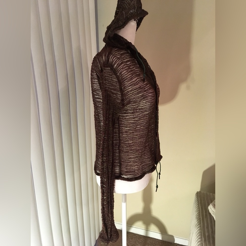 Brown Knit Cardigan - Picture 2 of 3